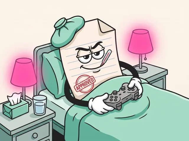 Note in bed with a controller hidden under the blanket